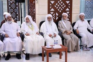 دیدار صمیمانه علمای اهل سنت با سرپرست حجاج ایرانی در مکه