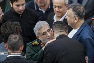 سردار اسماعیل قاآنی فرمانده نیروی قدس سپاه در مراسم  سی و ششمین سالگرد ارتحال امام خمینی (ره) 