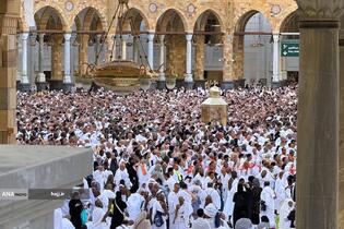 حجاج بیت الله الحرام در مسجد الحرام