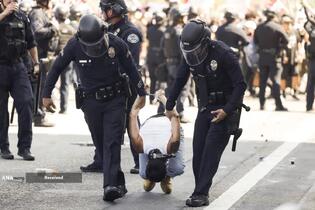 آتش اعتراضات در لس آنجلس