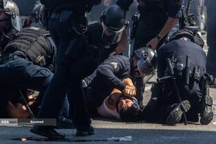 آتش اعتراضات در لس آنجلس