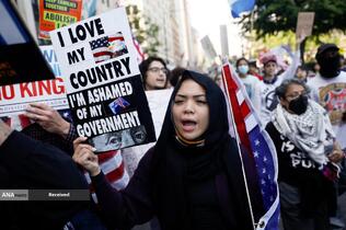 اعتراضات مردم آمریکا به سیاست های ترامپ