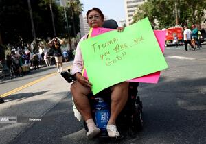 اعتراضات مردم آمریکا به سیاست های ترامپ