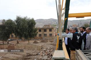 کمک رسانی شهید محمدمهدی طهرانچی دانشمند هسته ای در مناطق سیل زده لرستان پلدختر در سال 1398 همراه گروه های جهادی