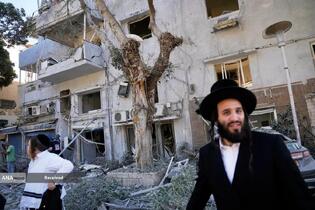 موشک باران سرزمین های اشغالی توسط سپاه پاسداران انقلاب اسلامی