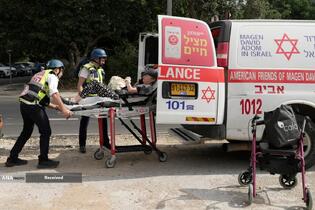 موشک باران سرزمین های اشغالی توسط سپاه پاسداران انقلاب اسلامی