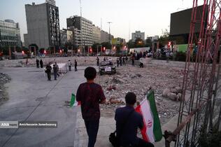 اجرای موسیقی آذری در میدان هفت تیر تهران