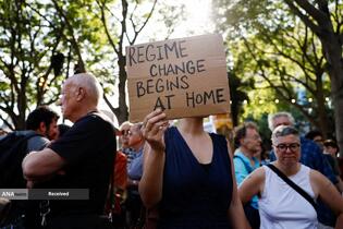 تظاهرات ضد جنگ در آمریکا