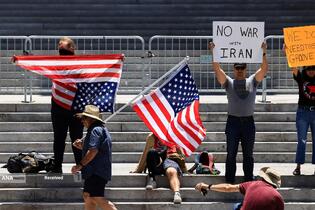 تظاهرات ضد جنگ در آمریکا