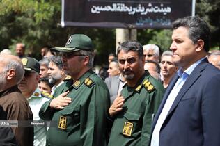 تشییع پیکر مطهر شهید سید مصطفی میر غفاری