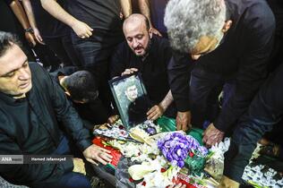 تشییع و خاکسپاری شهدای حملات رژیم صهیونیستی در قطعه42 بهشت زهرا(س)