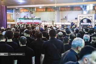 تشییع و خاکسپاری شهدای حملات رژیم صهیونیستی در قطعه42 بهشت زهرا(س)