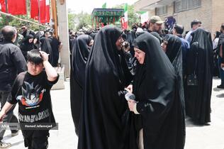 تشییع و خاکسپاری شهدای حملات رژیم صهیونیستی در قطعه42 بهشت زهرا(س)