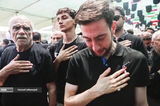 تشییع و خاکسپاری شهدای حملات رژیم صهیونیستی در قطعه42 بهشت زهرا(س)