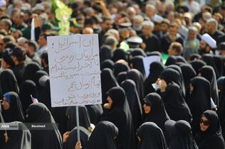 تشییع پیکر سردار شهید امیر علی حاجی زاده و و سردار محمود باقری فرمانده موشکی این نیرو