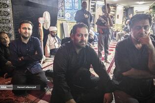 وداع با پیکر بسیجی شهید حسین یوسفخانی