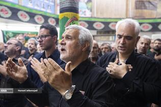 وداع با پیکر بسیجی شهید حسین یوسفخانی