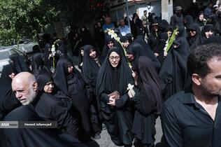 تشییع و تدفین پیکر مطهر بسیجی شهید حسین یوسفخانی