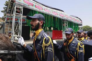 تشییع و تدفین پیکر مطهر بسیجی شهید حسین یوسفخانی