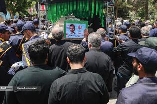 تشییع و تدفین پیکر مطهر بسیجی شهید حسین یوسفخانی