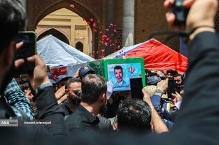 تشییع و تدفین پیکر مطهر بسیجی شهید حسین یوسفخانی