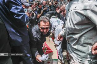 تشییع و تدفین پیکر مطهر بسیجی شهید حسین یوسفخانی