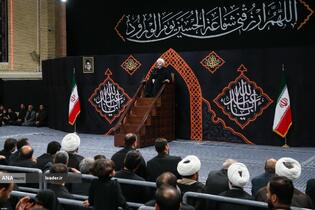 مراسم عزاداری شب هفتم محرم در حسینیه امام خمینی(ره)