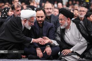 عزاداری شب تاسوعای حسینی(ع) در حسینیه امام خمینی(ره)