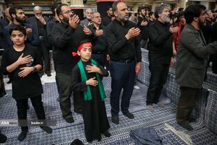 عزاداری شب تاسوعای حسینی(ع) در حسینیه امام خمینی(ره)