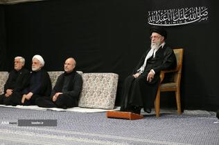 مراسم عزادارای شب عاشورای حسینی(ع) در حسینیه امام خمینی(ره) با حضور رهبر معظم انقلاب