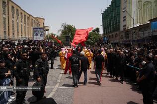 خیمه سوزان ظهر عاشورا - چهارراه گلوبندک تهران