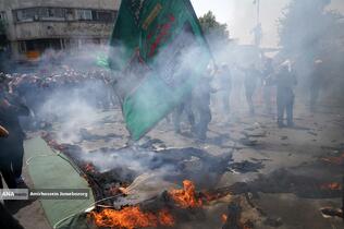 خیمه سوزان ظهر عاشورا - چهارراه گلوبندک تهران