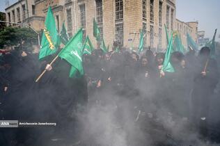 خیمه سوزان ظهر عاشورا - چهارراه گلوبندک تهران