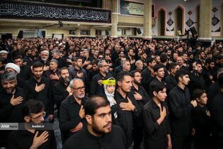 مراسم عزاداری شام غریبان حسینی (ع) در حسینیه امام خمینی