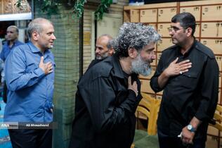 محسن برمهانی معاون سیما در آیین یادبود شهدای رسانه ملی