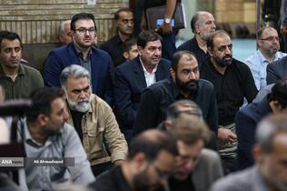 محمد مخبر عضو مجمع تشخیص مصلحت نظام در آیین یادبود شهدای رسانه ملی