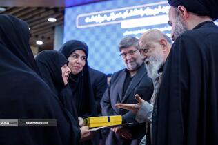 مهدی چمران رئیس شورای اسلامی شهر تهران در آیین بهره‌برداری از چهار پروژه راهگشای عمرانی در پایتخت