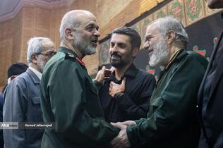 سردار احمد وحیدی در مراسم گرامیداشت سرلشکر شهید مهدی ربانی و سرلشکر شهید غلامرضا محرابی معاونان سابق اطلاعات و عملیات ستاد کل نیروهای مسلح