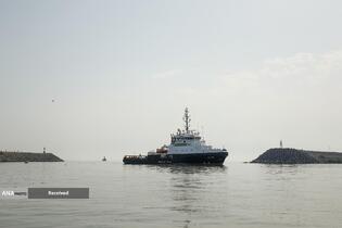 ورود شناور نیروی دریایی روسیه به رزمایش مرکب امداد و نجات دریای خزر ۲۰۲۵