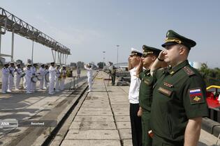 ورود شناور نیروی دریایی روسیه به رزمایش مرکب امداد و نجات دریای خزر ۲۰۲۵