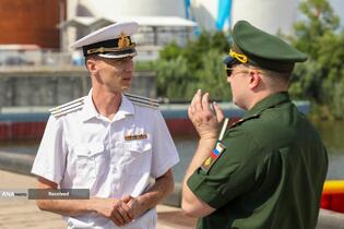 ورود شناور نیروی دریایی روسیه به رزمایش مرکب امداد و نجات دریای خزر ۲۰۲۵