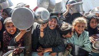 گرسنگی فاجعه بار در غزه