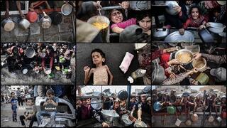 گرسنگی فاجعه بار در غزه