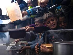 گرسنگی فاجعه بار در غزه