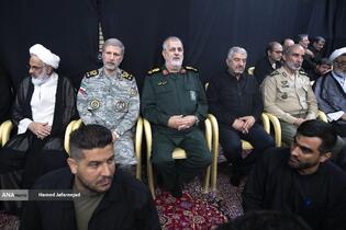 مراسم گرامیداشت چهلمین روز درگذشت شهید سپهبد محمد باقری (محمد حسین افشردی) و همسر وی ( اشرف افشردی) و دختر این فرمانده عزیز (فرشته افشردی)