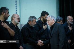 محمود‌رضا آقامیری رئیس دانشگاه شهید بهشتی در مراسم چهلمین روز شهادت دکتر محمدمهدی طهرانچی