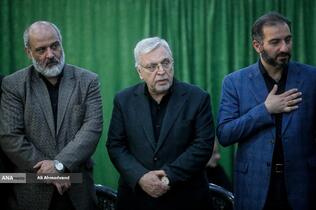 محمود‌رضا آقامیری رئیس دانشگاه شهید بهشتی در مراسم چهلمین روز شهادت دکتر محمدمهدی طهرانچی