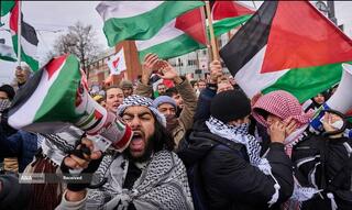 تداوم تظاهرات در کشورهای جهان در محکومیت سیاست گرسنگی دادن به مردم غزه