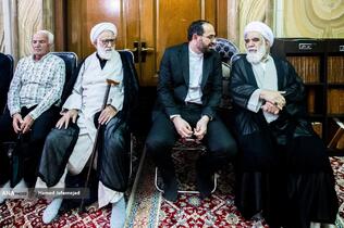 حجت الاسلام و المسلمین محمدحسن اختری در مراسم چهلم شهادت حاج محمدسعید ایزدی(حاج رمضان)