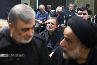 سردار علی‌محمد نائینی سخنگوی سپاه پاسداران در مراسم چهلم شهادت حاج محمدسعید ایزدی(حاج رمضان)